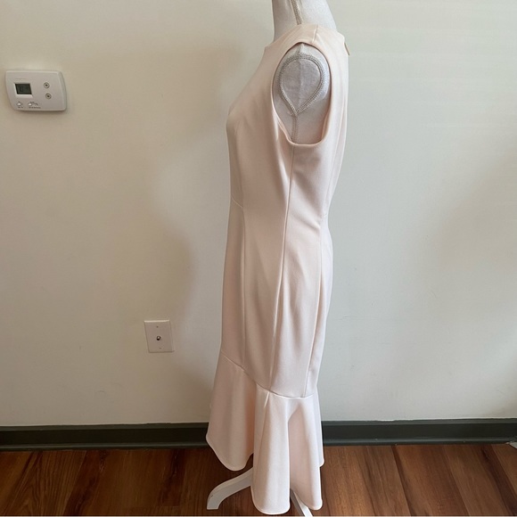 Calvin Klein Women’s High Low Scuba Dress In Light Pink Size 10 - Picture 7 of 11